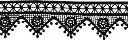 Poly guipure lace 30mm