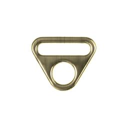 O ring with bridge 25mm antique gold