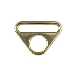O-ring with bridge 32mm antique gold