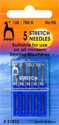 Sewing Machine Needle Stretch 130/705 90 5pc