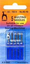 Sewing Machine Needle Quilting 80+90   5pc