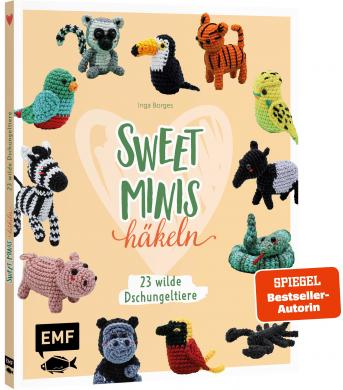 Crochet Sweet Minis – 23 wild jungle animals 