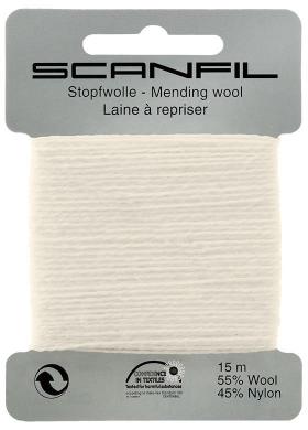 Darning Thread Wool/Pol Scanfil 10 Cards A 15M 55% Wool / 45, Scanfil  Wholesaler