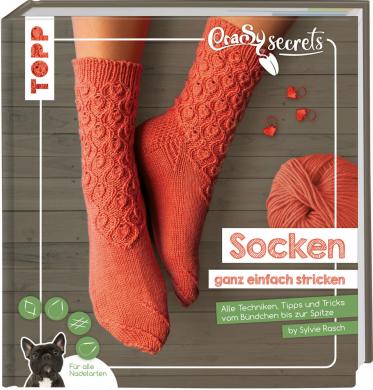 CraSy Secrets Socken ganze einfach stricken 