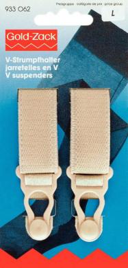 V-Strumpfhalter Veloursband KST 20 mm haut haut