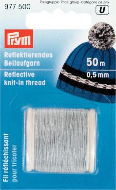 Reflective knit-in thread 0.5 mm 