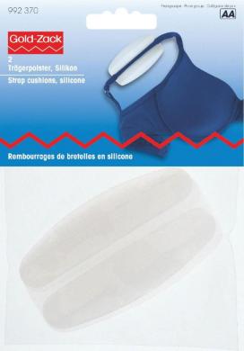 Strap cushions silicone transp.      2pc 