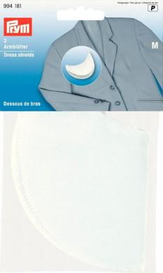 Dress shield size M white            2pc 