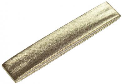 Metallic-Schrägband gefalzt 40/20mm Coupon 