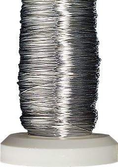 Silver-plated wire Ø 0,25 mm 50 m silver-plated 