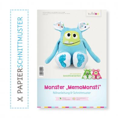 Kullaloo Booklet Monster "MemoMonsti" Schnittmuster + Anleit 