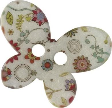 Button 2-hole Butterfly 40mm 