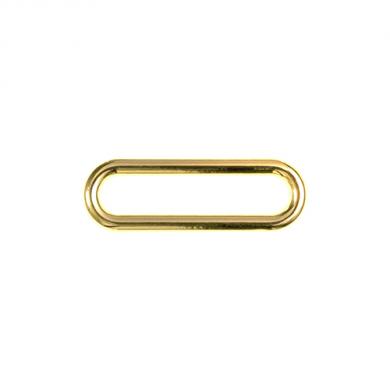 Oval ring 30mm gold 