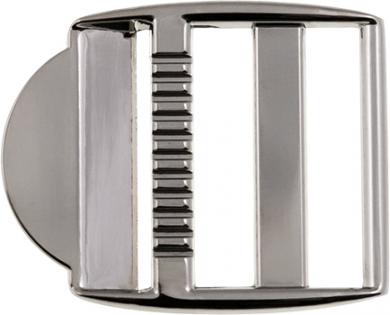 Adjuster Buckle 32mm Shiny silver 
