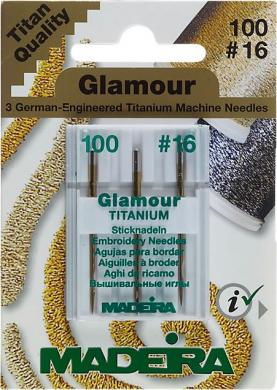 Machine Needles For Glamour No.12 Size 100 / 16 