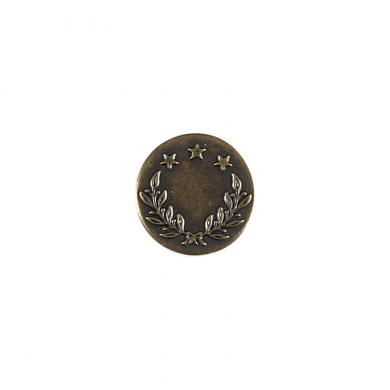 Button with eyelets metal 20mm 