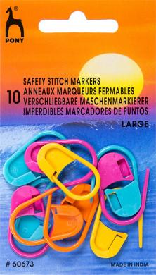 Safety Stitch Marker Plastic - Asstd Colour 