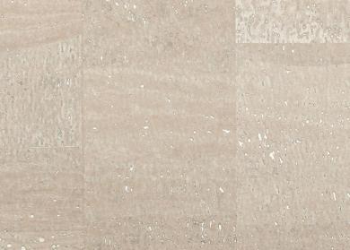 Cork Fabric surface pearl white 