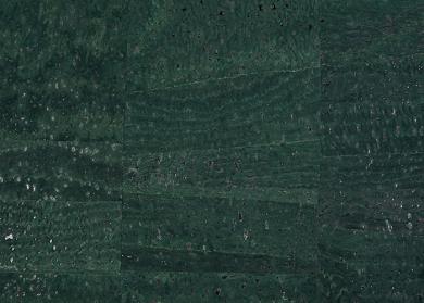 Cork fabric surface fir green 