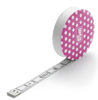 Prym Love rolling tape measure 150 cm pink 