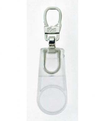 Fashion zip puller Rubber transp     1pc 