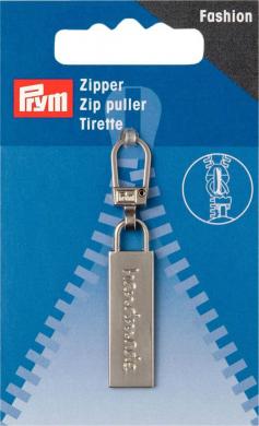 Fashion Zipper-handmade silberfarbig 