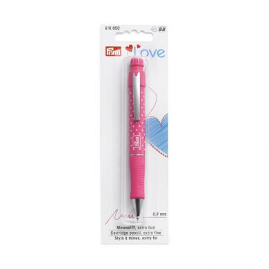 Cartridge pencil w.2 cartr. 0.9mm pink 