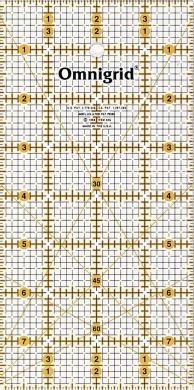 Ruler   4 X 8  inch  grid 
