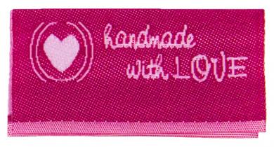 Label handmade with love 