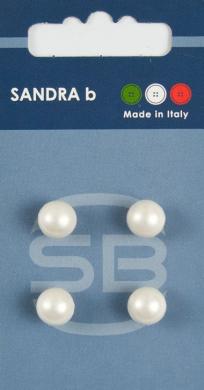 SB-Knopf Unternäher 9 mm weiß 