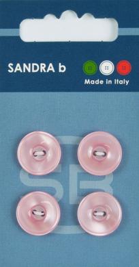 SB-Knopf 2-Loch 15 mm rosa 