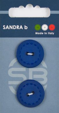 SB-Knopf 2-Loch 23 mm blau 