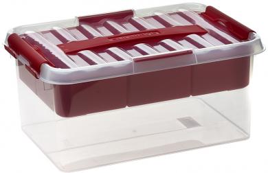 Multi-Box 6 Liter transparent/red 
