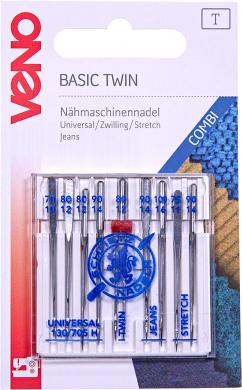 Nähmaschinennadeln Basic Twin COMBI 