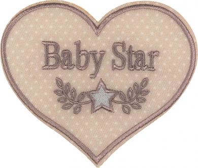 Heart Baby Star brown 