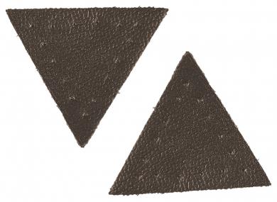 Motif triangle brown 