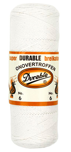 Wholesale Durable Crochet Yarn 6 100g white