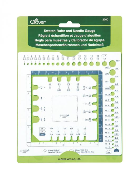 Wholesale Swatch Ruler and Needle Gauge