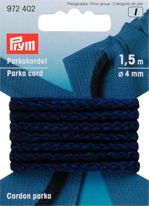 Wholesale Parka Cord 4mm navy blue            1,5m