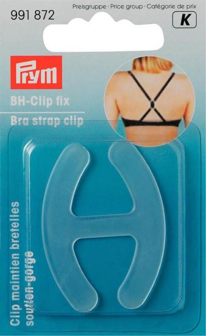 Bra strap clip transparent 1pc, Prym Wholesaler