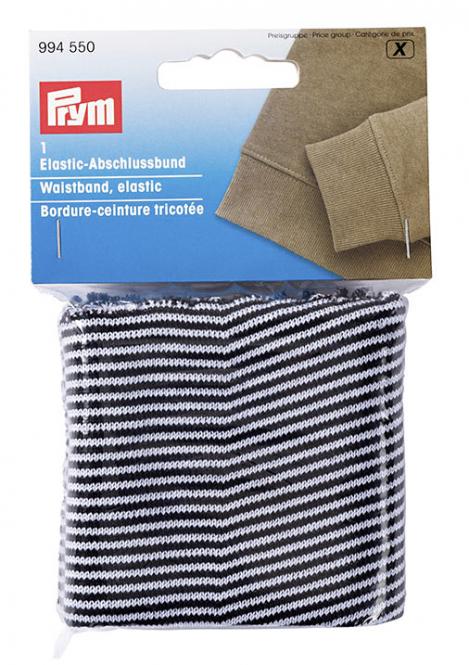 Wholesale elastic waist black/White small stripes