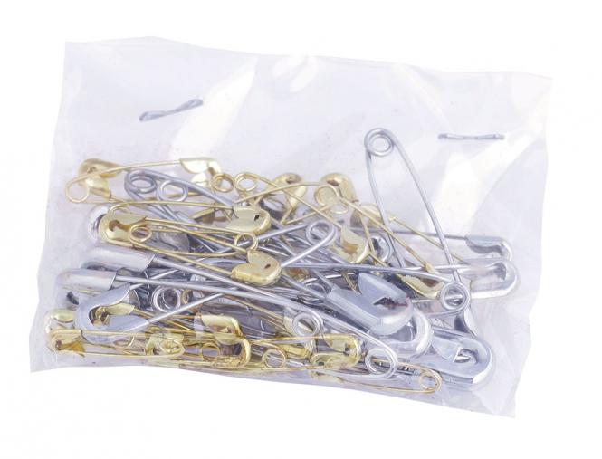 Wholesale Action Safety Pins Sorted