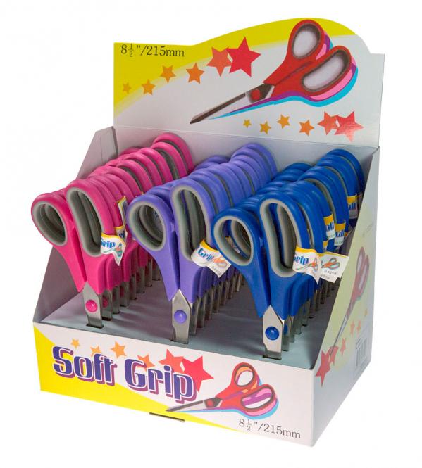 Wholesale Soft-Grip-Scissors Display