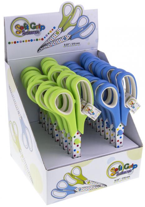 Wholesale Polka Dots Soft Grip Scissors