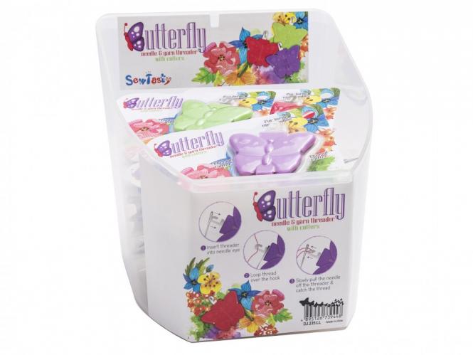 Wholesale Butterfly Needle & Yarn Threader Display 3x8 Pieces
