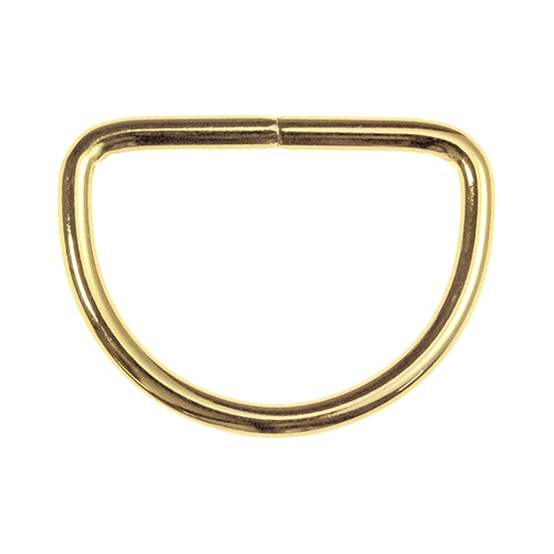 Wholesale D ring with welded 40mm gold