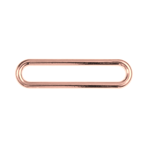 Wholesale Oval ring 40mm shiny rose gold