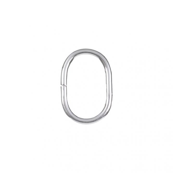 Wholesale Oval rings 25mm silver