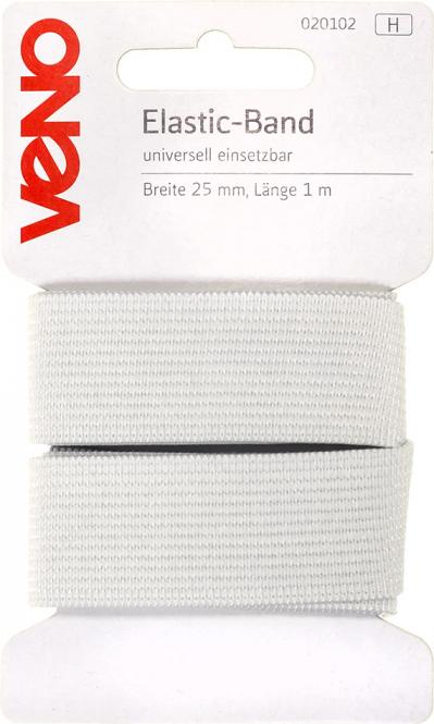 Wholesale Elastic tape soft 25mm white