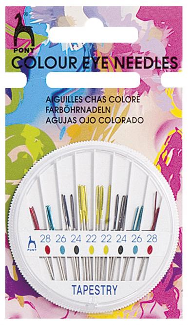 Wholesale Embroidery Needles With Lace Steel 22/28 Colored